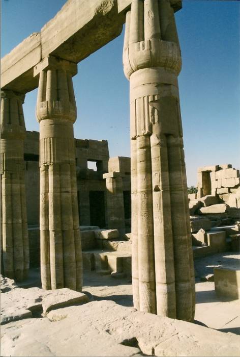 Fig. 15. Papyrus columns, Karnak.