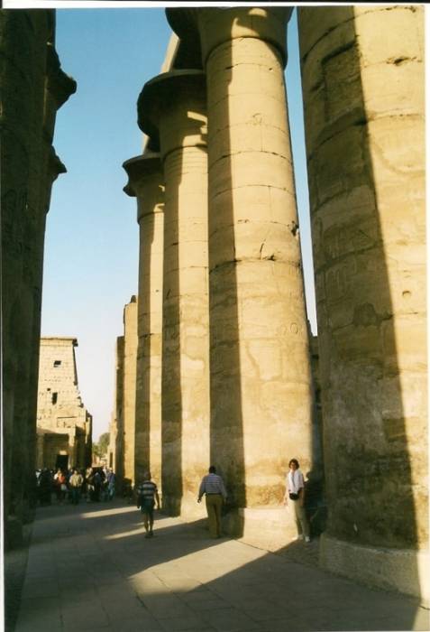 Fig. 10. Colonnade of Amenophis III.