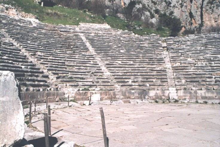 Fig. 4. Theater, Cavea viewed from orchestra.