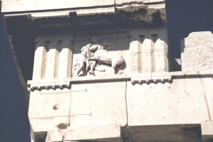 Fig. 7. The Parthenon, details of the entablature.