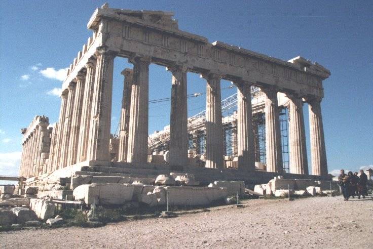 Fig. 4. View of eastern facade of the Parthenon.