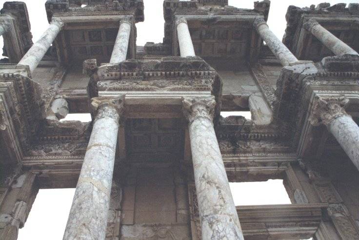 Fig. 16. The Celsus Library, 2nd  c. A.D.