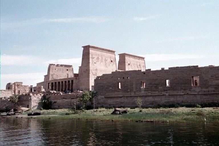 Fig. 1. Philae Temple, 1st Pylon, Temple Complex of Isis.