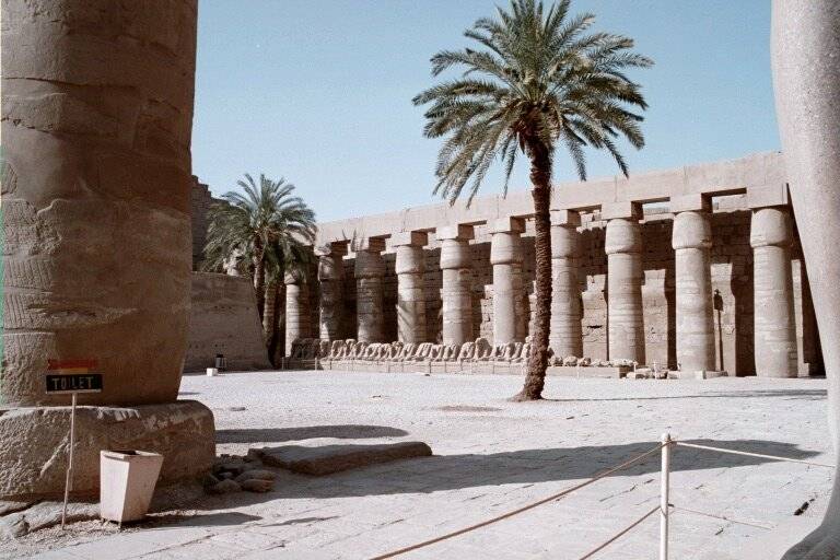 Fig. 3. Great court, Karnak Temple.