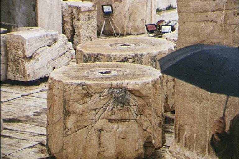 Fig. 9. Column drums on the Acropolis.