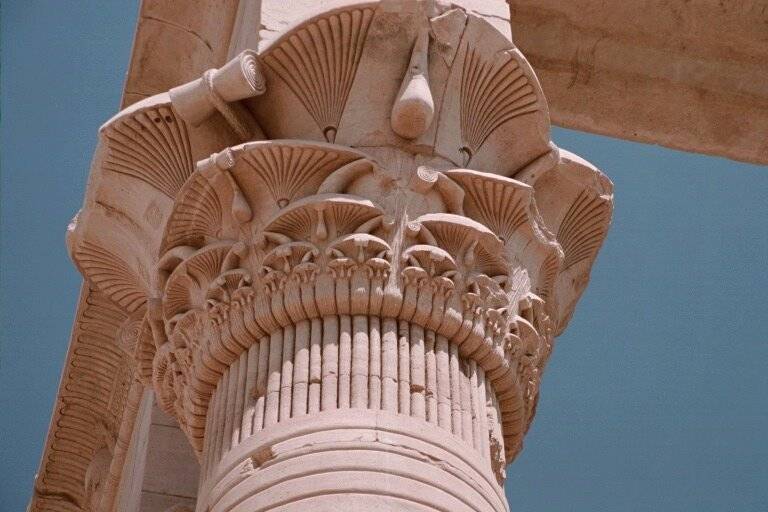 Fig. 12. Column capital detail Kiosk of Trajan.