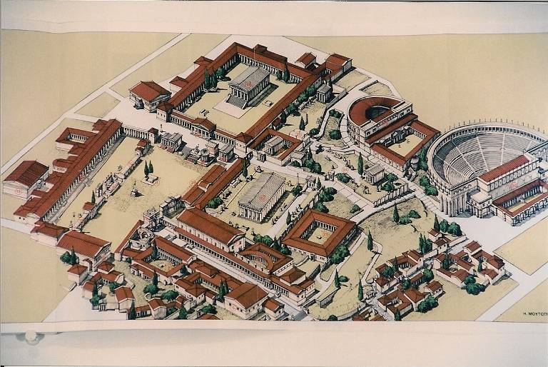 Fig. 1. Reconstructed view of Corinth.